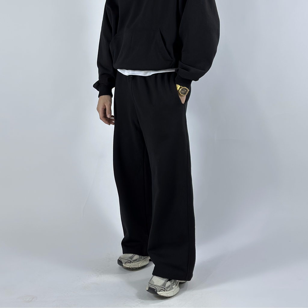 Black Baggy Jogger Oversized