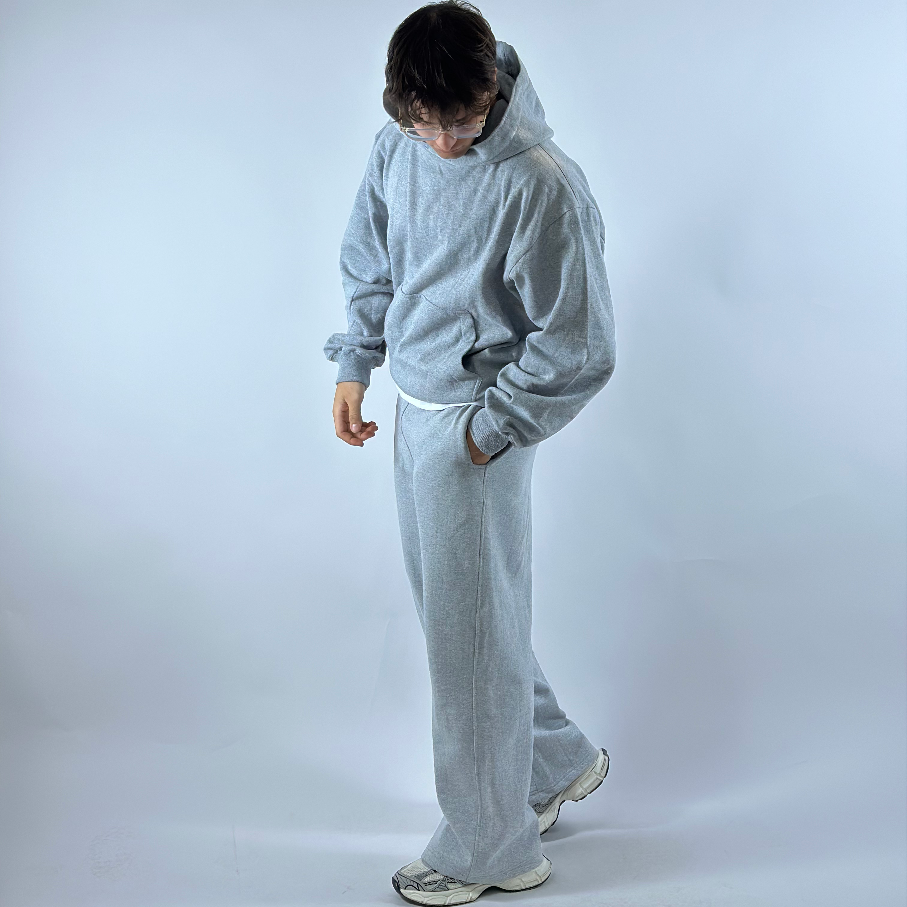 Grey Baggy Jogger Oversized