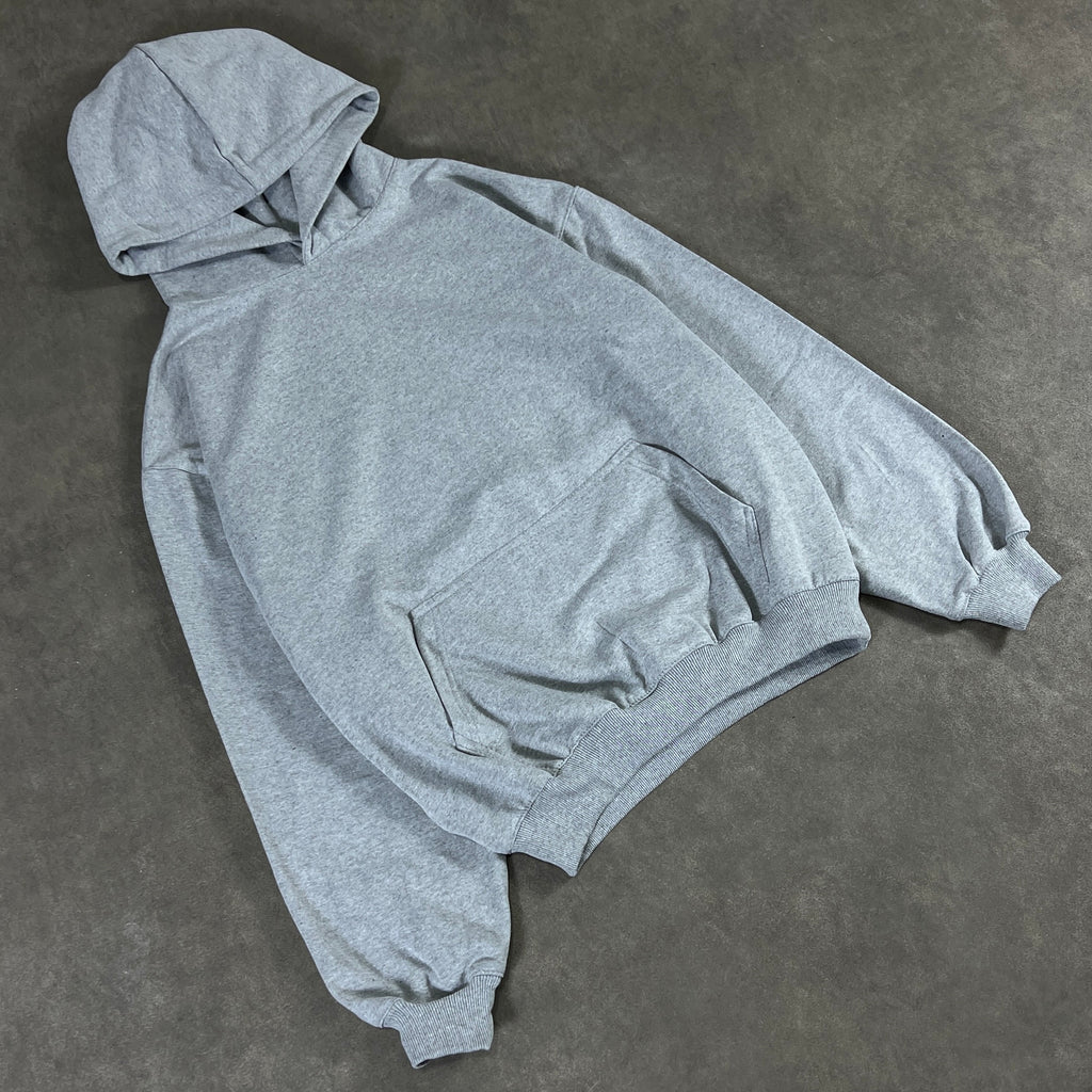Grey Boxy Oversized Hoodie