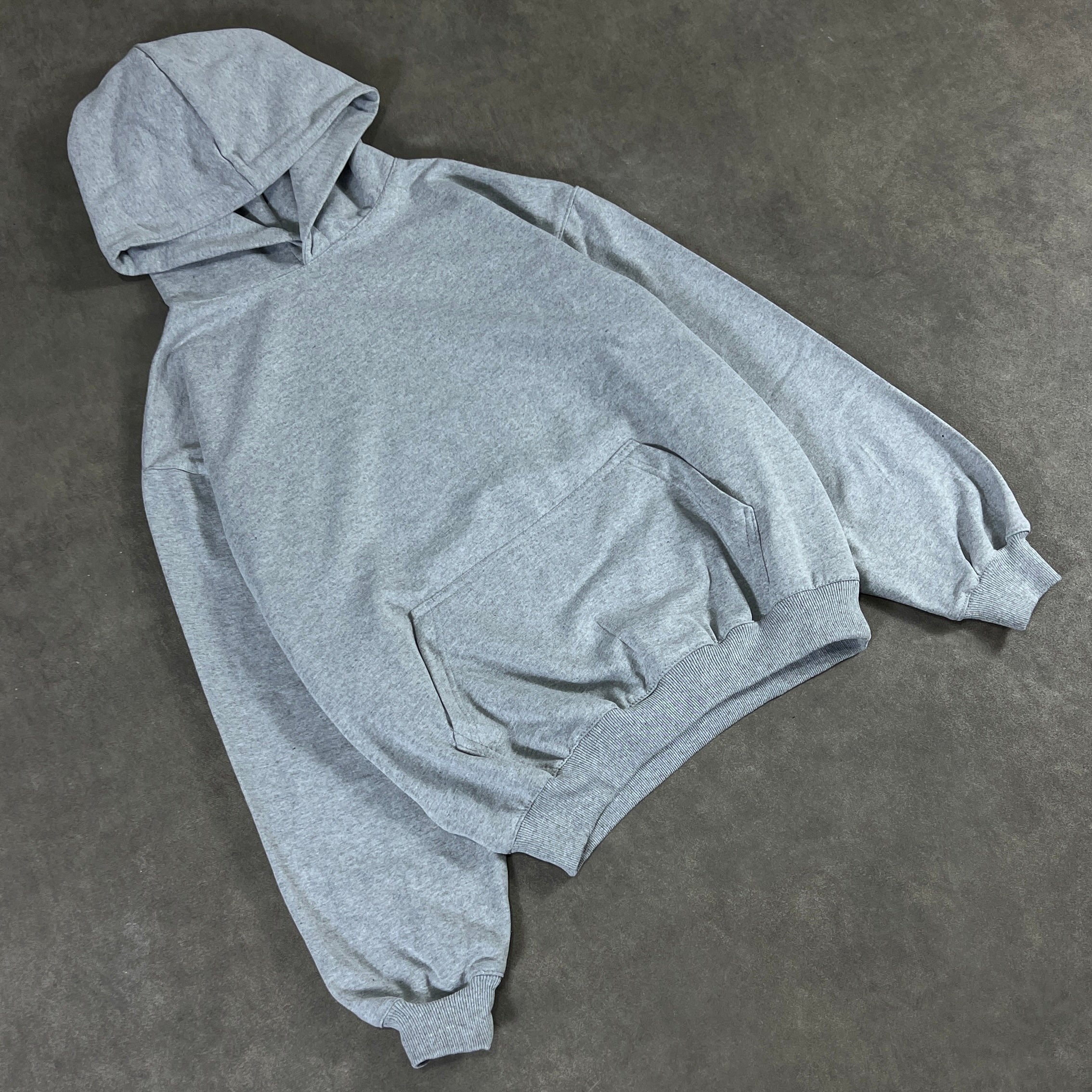 Grey Boxy Oversized Hoodie