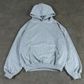 Grey Boxy Oversized Hoodie
