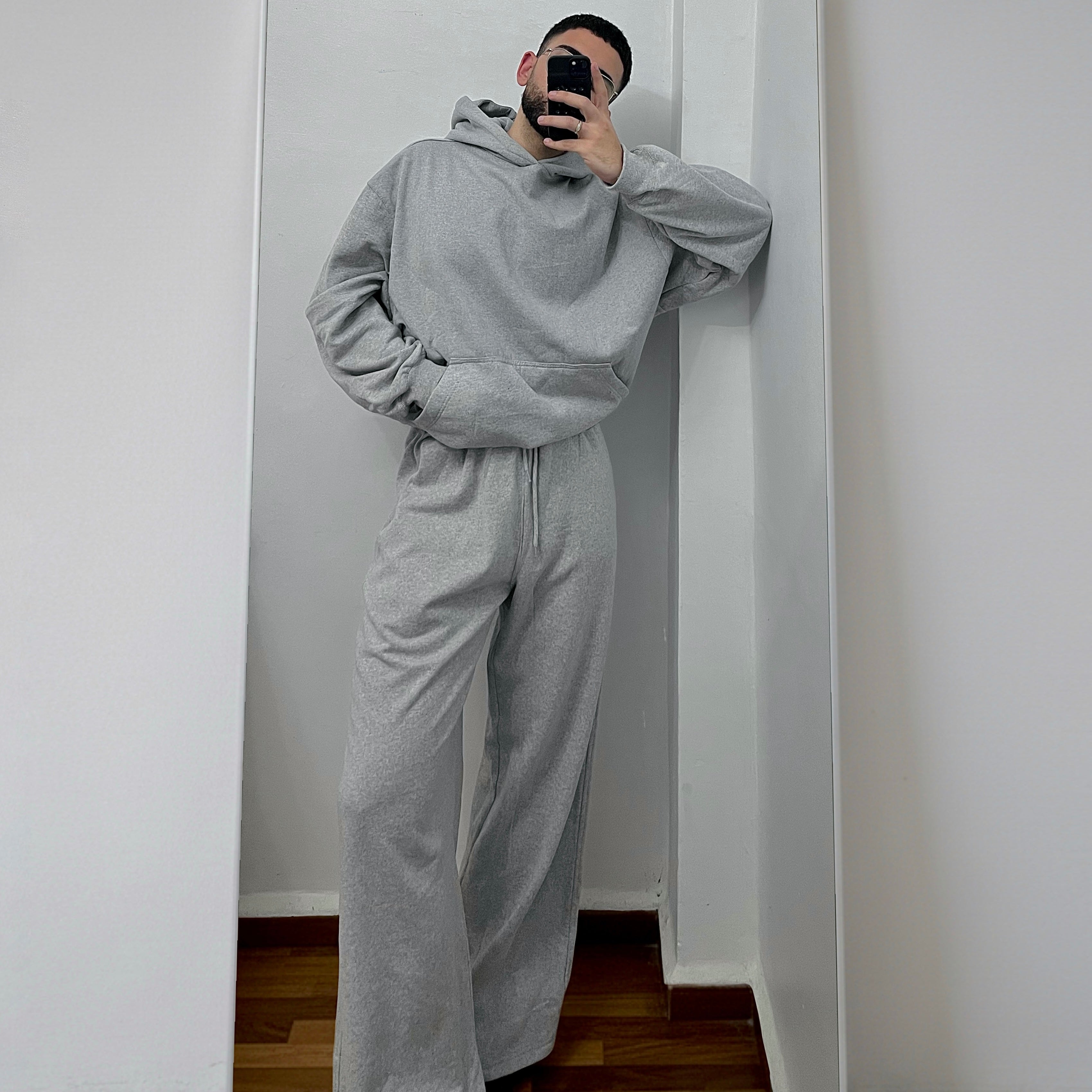 Unisex Boxy Oversized Hoodie & Jogger Set