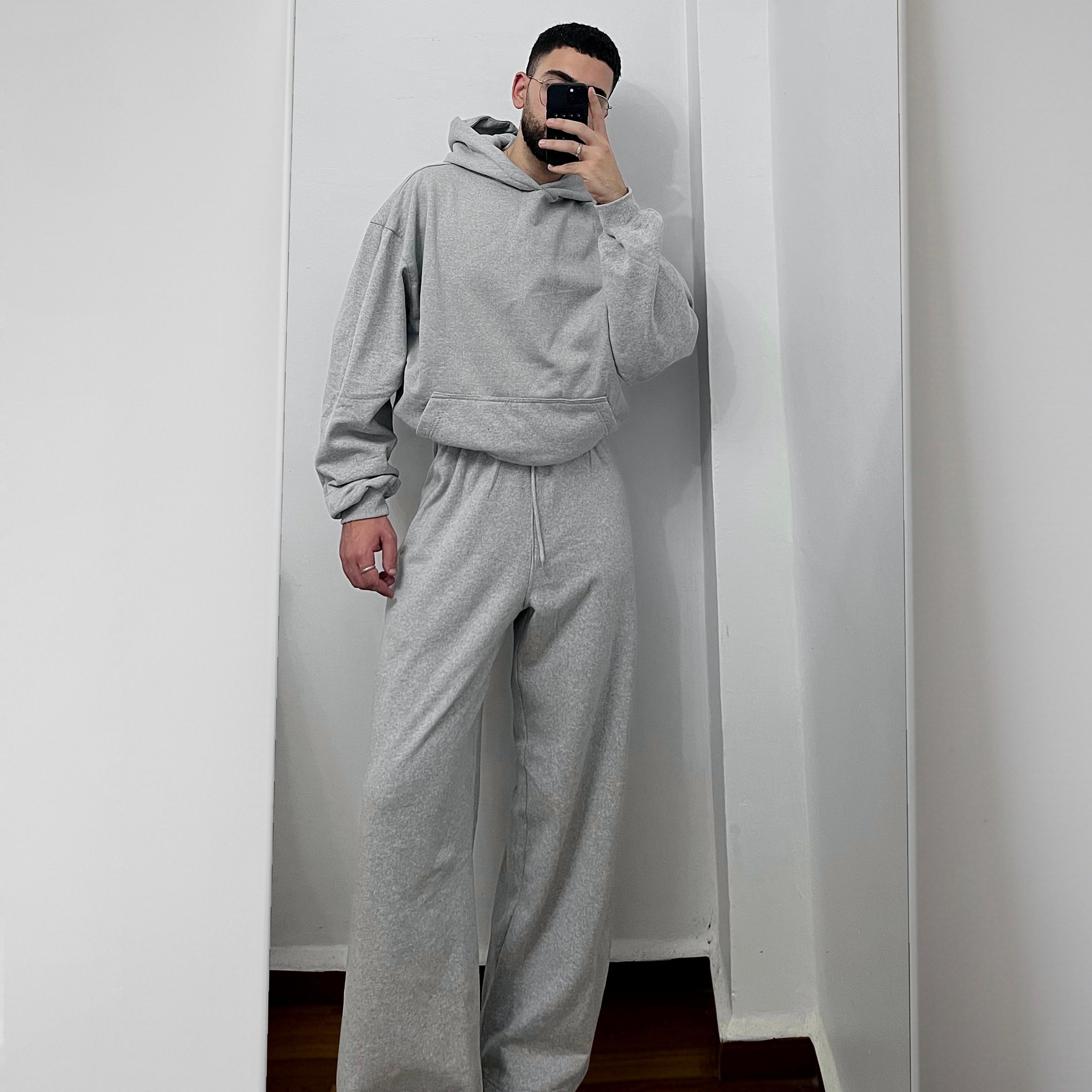 Unisex Boxy Oversized Hoodie & Jogger Set