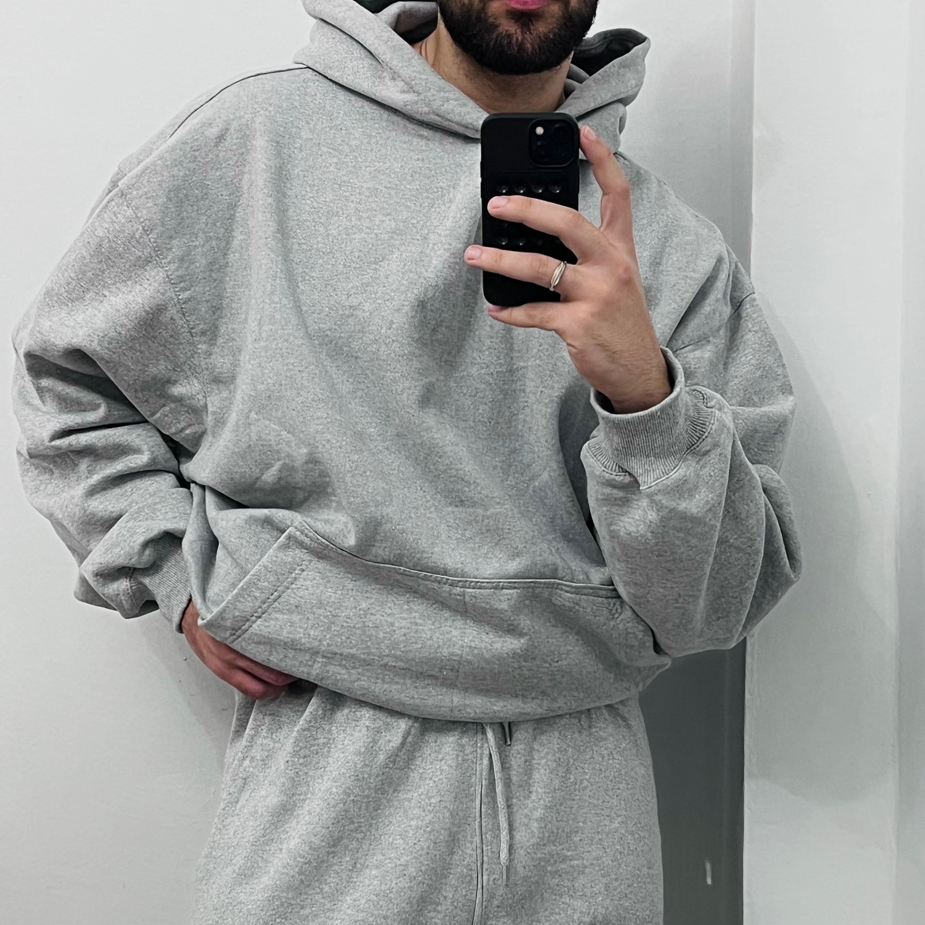 Unisex Boxy Oversized Hoodie & Jogger Set