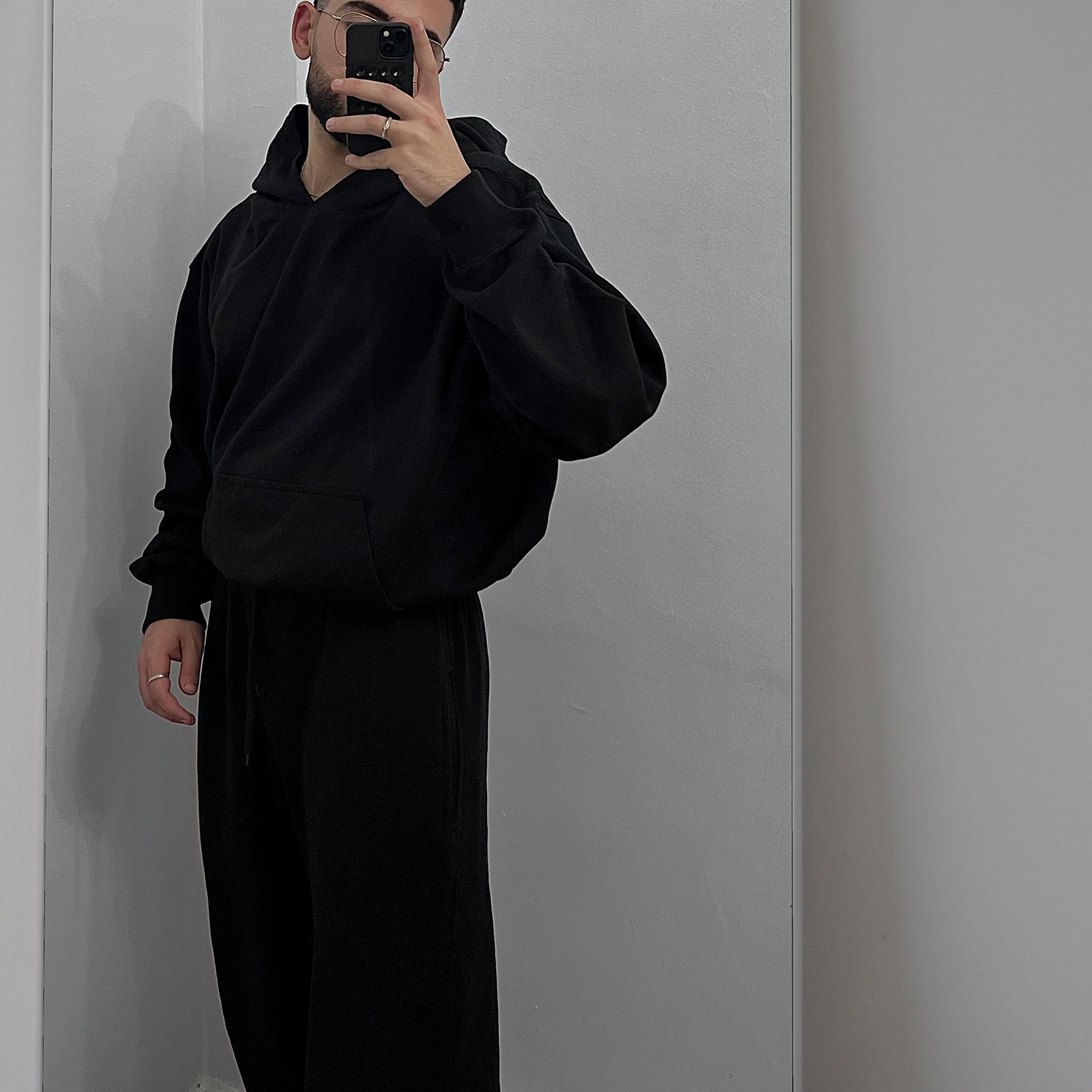 Unisex Boxy Oversized Hoodie & Jogger Set